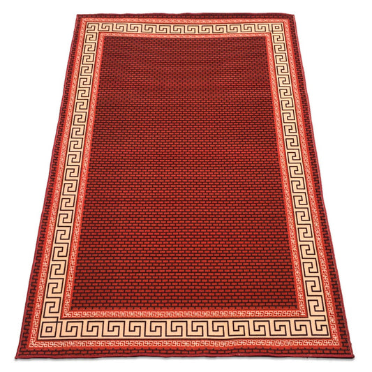 Sajalo Bursa  Runner rug in Bricks Design Pattern  with back black felt 150x225 (5x7.5 feet)
