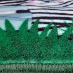Sajalo Animals in Jungle  Kid Rug