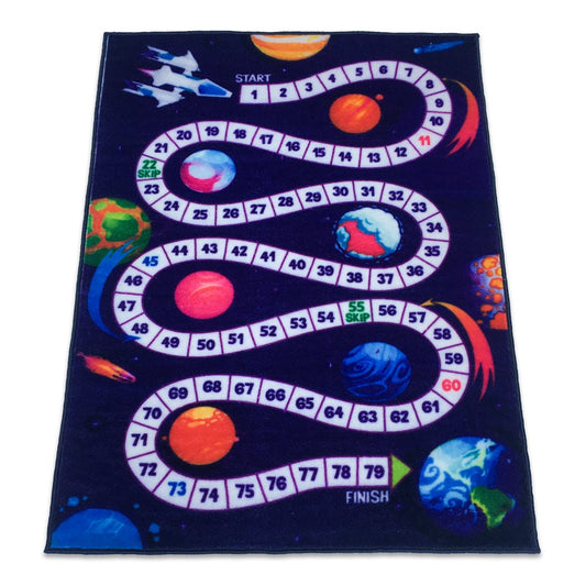 Sajalo Solar System Puzzle Game kid rug in 100x135cm (3x4.5 feets)