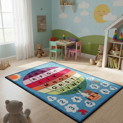 Sajalo Baloon Kids Rug 100 x 135 cm (3 x 4.5 feet)