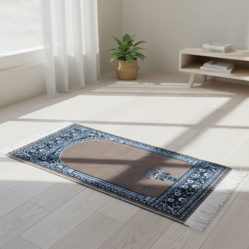 Sajalo Beige Jainamaz 2.3x4ft (66 X 120 cm)
