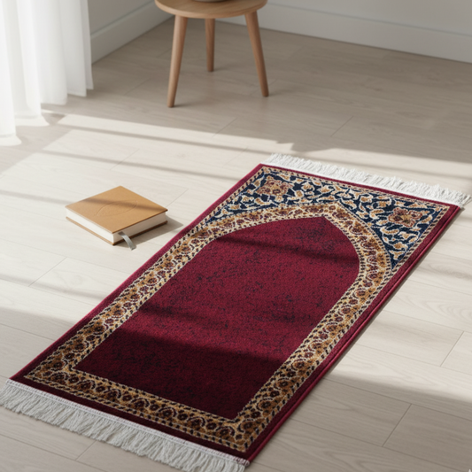 Sajalo Kabul Red Jainamaz Multi 2.3x4ft