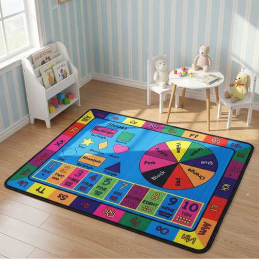 Sajalo Educational Kids Rug 100 x 135 cm (3 x 4.5 feet)