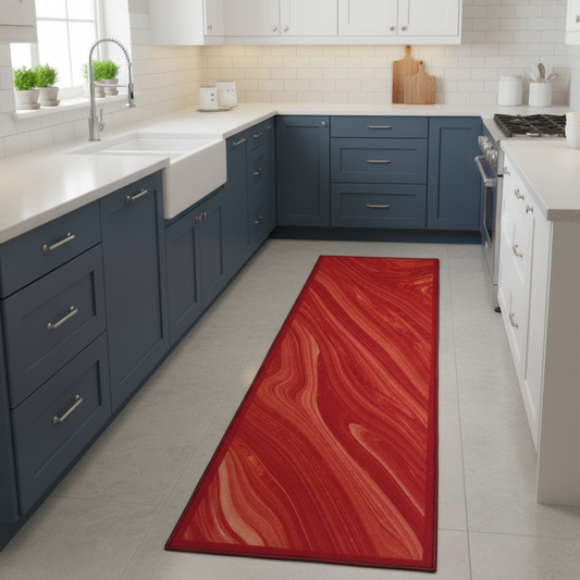 Sajalo Red Marble ECO Runner 60x180cm