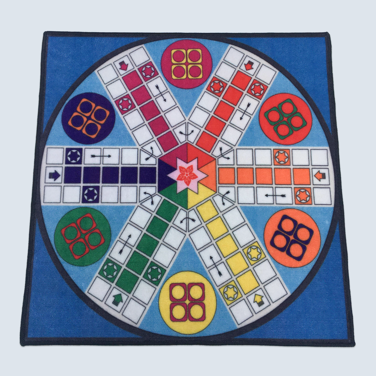 Sajalo Ludo Star Six Persons Rugs