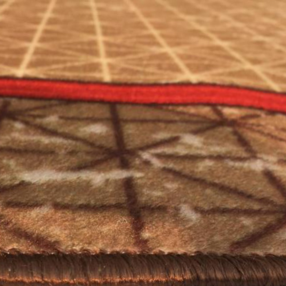 Sajalo alluring Runner rug for house with back grey felt with size 150x225 ( 5 x 7.5 feet )