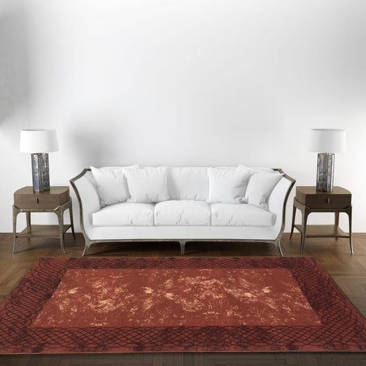 Sajalo Excellent Center Piece for home with back grey felt 150x225 ( 5 x 7.5 feet )