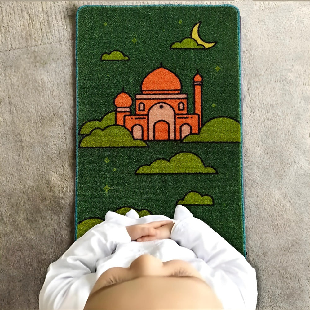 Sajalo Kids Prayer Mat Hunter Green