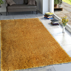 Sajalo Aslan Silky Shaggy Rug for home decor with back black felt in 2.5 X 5 feet ( 80 X 150 cm )