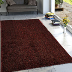 Sajalo Bayram Silky Shaggy Rug for home with back grey felt in 2.5 X 5 feet ( 80 X 150 cm )