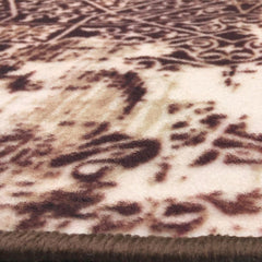 Sajalo Beauteous ECO Centre Piece in Ash Brown Color with back black felt 150x225 (5x7.5 feet)