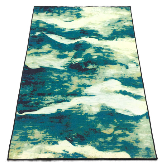Sajalo Eren ECO Centre Piece in Cloudy Pattern  with back black felt 150x225 (5x7.5 feet)