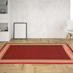 Sajalo Bursa  Runner rug in Bricks Design Pattern  with back black felt 150x225 (5x7.5 feet)