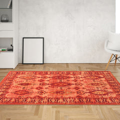 Sajalo  Runner rug in Italian Design with back black felt 150x225 (5x7.5 feet)