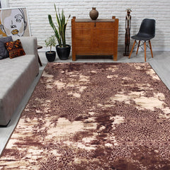 Sajalo Beauteous ECO Centre Piece in Ash Brown Color with back black felt 150x225 (5x7.5 feet)