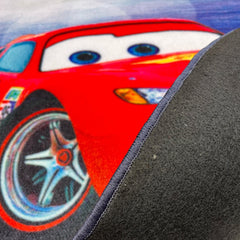 Sajalo Blue Smiling Car Kids Rug