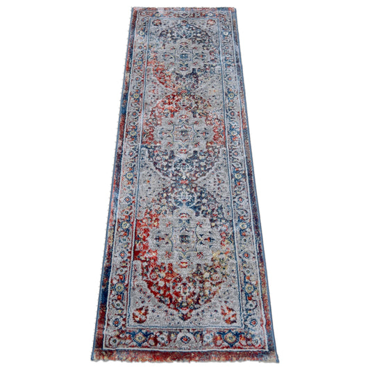 Sajalo Turkish Multi Gray Runner 70x220cm