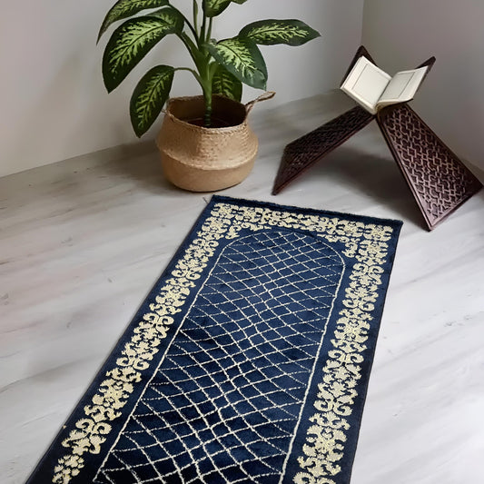 Sajalo Turkish Blue Pattern Jainamaz 66x120cm