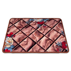 Sajalo Bronze Stripy Door Mat Everyday Use For Dust Control 40x60cm