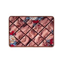 Sajalo Bronze Stripy Door Mat Everyday Use For Dust Control 40x60cm