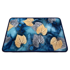 Sajalo Blue Stripy Door Mat Everyday Used For Dust Mat 40x60cm