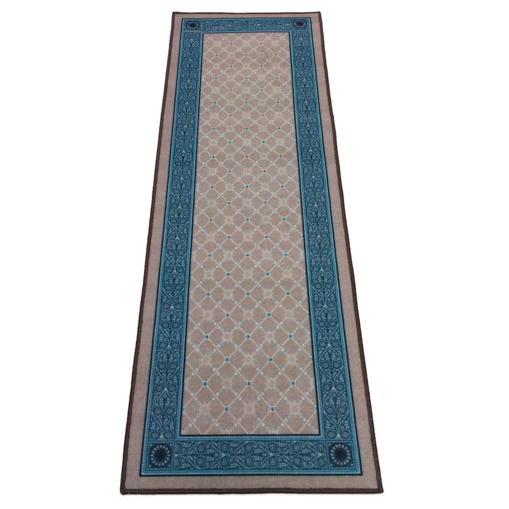 Sajalo ECO Classic Blue Runner With Black Felt 60x180cm