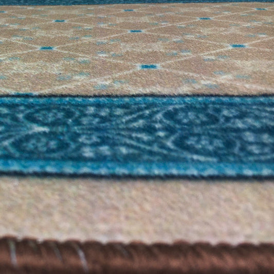 Sajalo ECO Classic Blue Runner With Black Felt 60x180cm