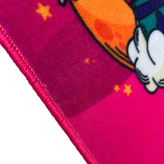 Sajalo New Arrival Prayer Mat for kids in Pink Color with back black felt with non woven quality in 52 X 92 cm ( 20 X 36 inches )