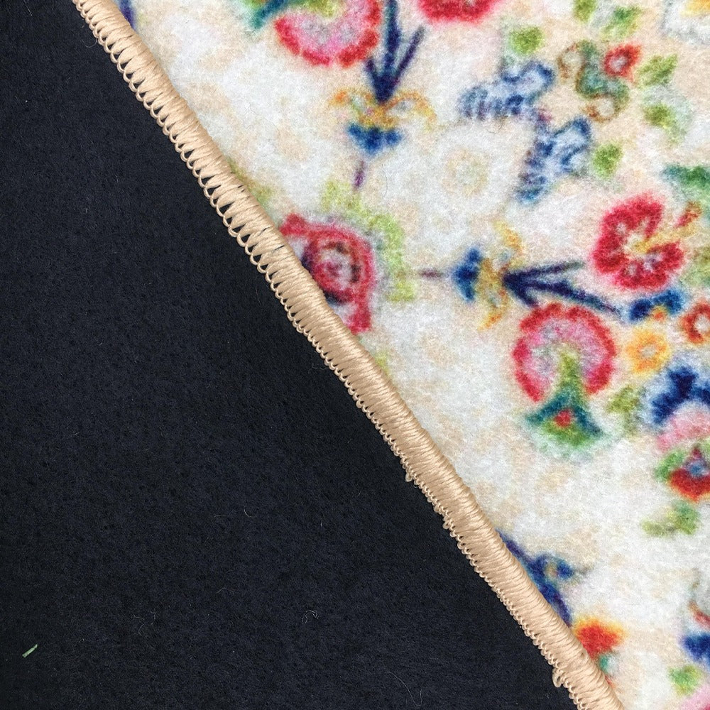 Flower Floral ECO Area Rug 150x225cm (5x8ft)