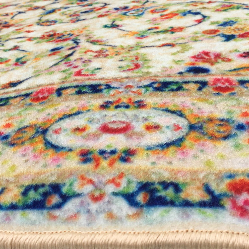 Flower Floral ECO Area Rug
