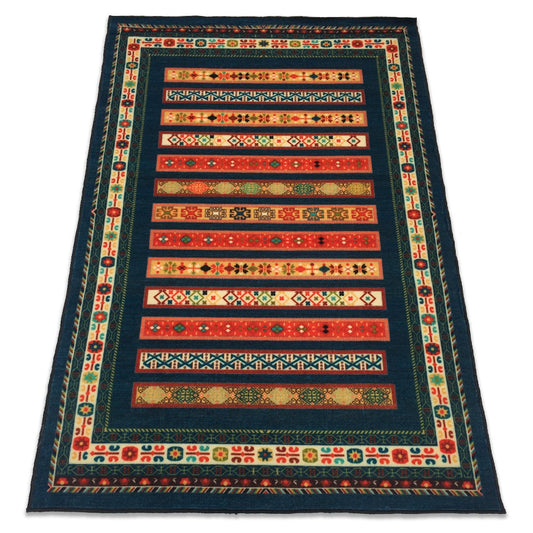 Kazak Multi ECO Centre Rug 150x225 (5x8ft)