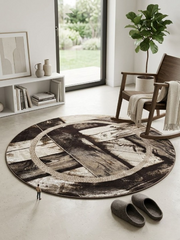 Sajalo Diamond Round Rug 5x5ft