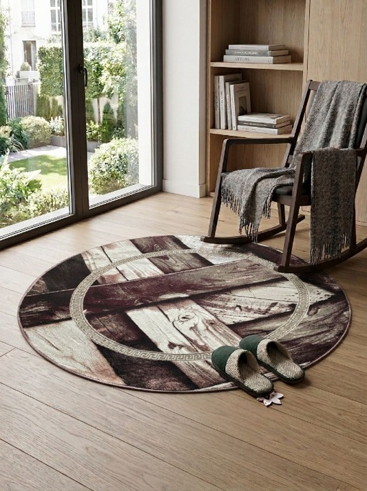 Sajalo Diamond Round Rug 5x5ft