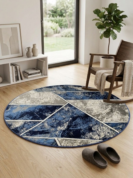 Sajalo Diamond Round Rug 5x5ft