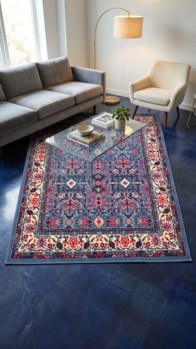 Sajalo Eco All-Over Floral Rug