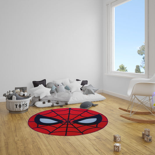 Sajalo Spiderman Round Kids Rug
