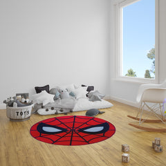 Sajalo Spiderman Round Kids Rug