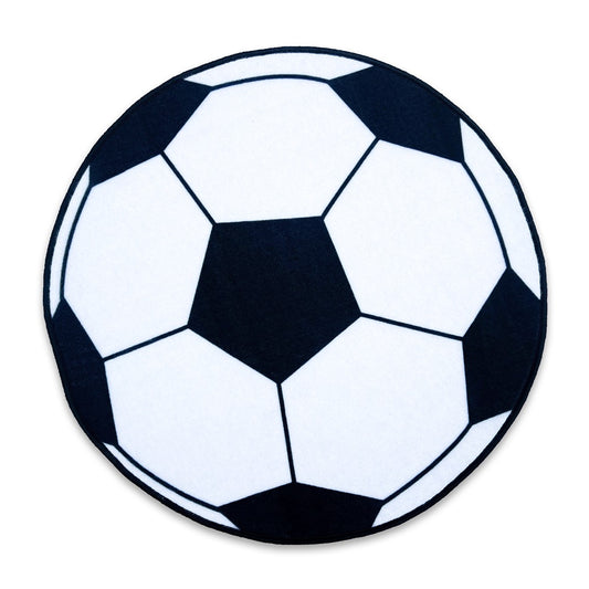 Sajalo Football Round Shape Kids Rug