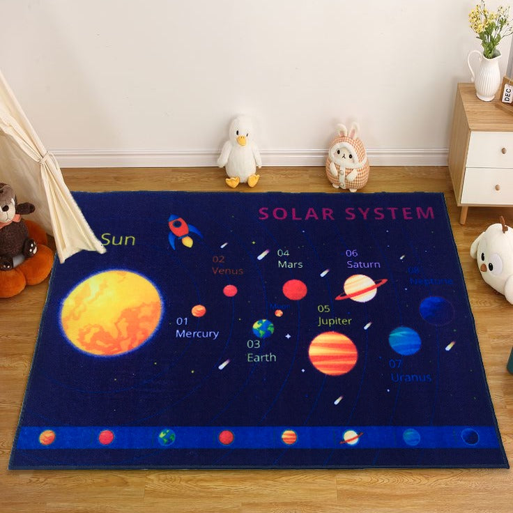 Sajalo Solar System Kids Rug