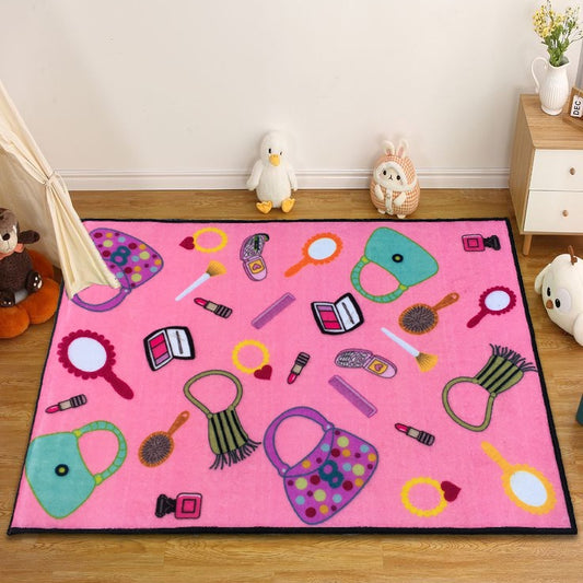 Sajalo Pink Pullover Kids Rug