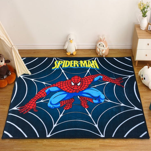 Sajalo Blue Spider-Man Kids Rug
