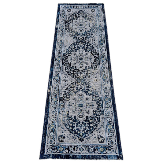 Sajalo Turkish Navy Blue Runner 70x220cm
