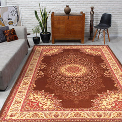 Sajalo Adin design ECO Centre Piece with back black felt in 150x225 (5x7.5 feet)