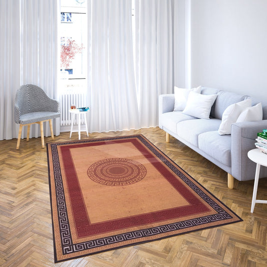 Sajalo Nuray Rug Center piece with back grey felt in size 150 x 225 ( 5 x 7.5 feet )
