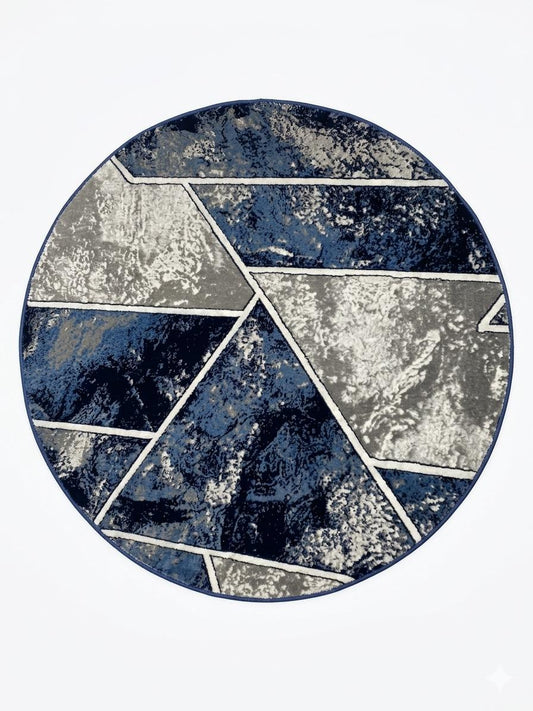 Sajalo Diamond Round Rug 5x5ft