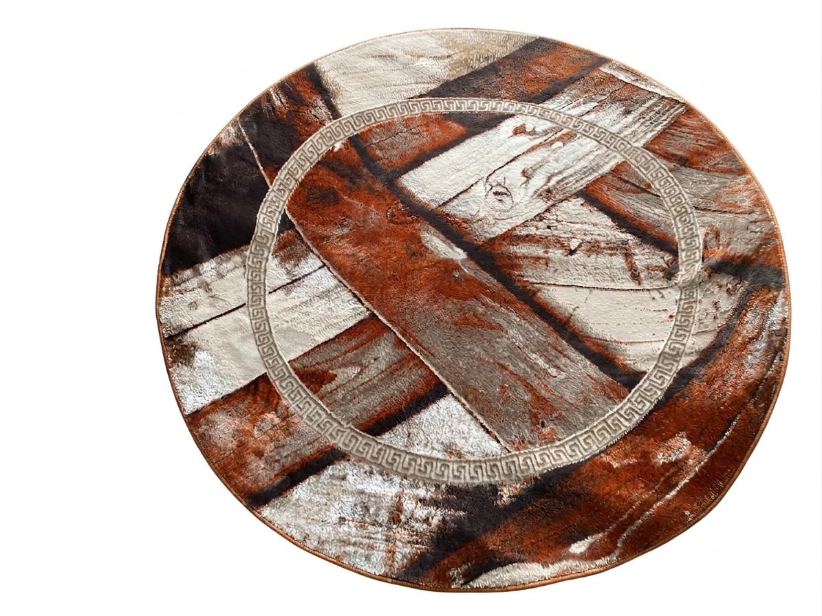 Sajalo Diamond Round Rug