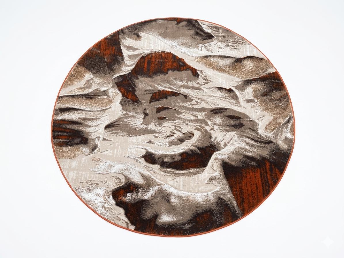 Sajalo Diamond Round Rug