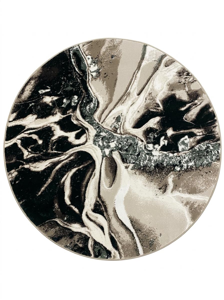 Sajalo Diamond Round Rug