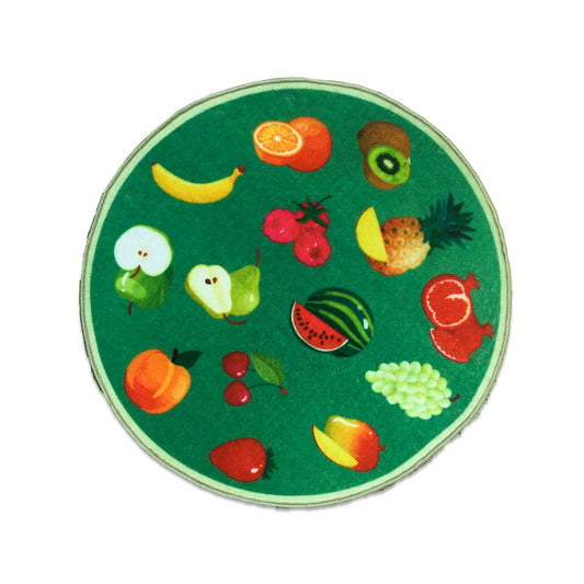 Sajalo Fruit Kid Rug 90x90cm