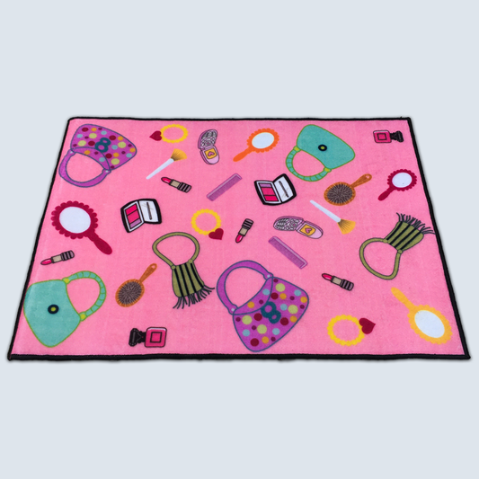 Sajalo Pink Pullover Kids Rug